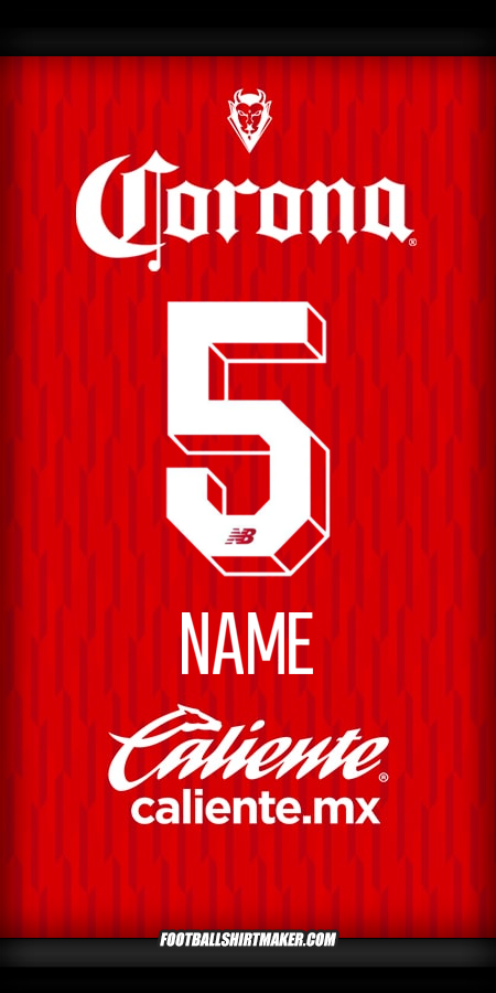 Jersey Toluca FC 2024/2025 -  name - 5