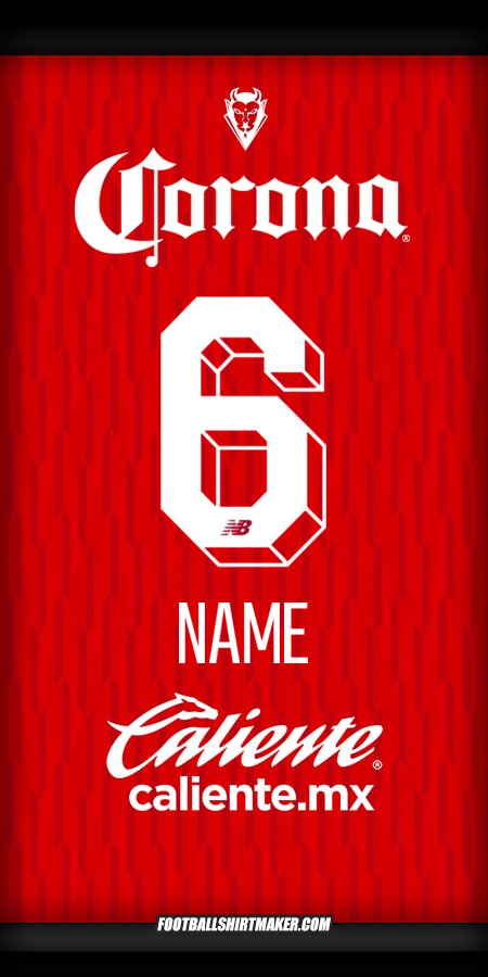 Jersey Toluca FC 2024/2025 -  name - 6
