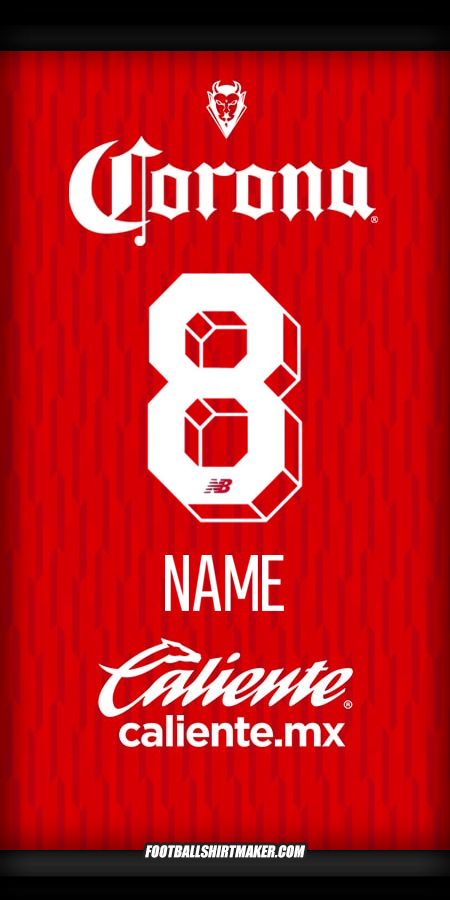 Jersey Toluca FC 2024/2025 -  name - 8