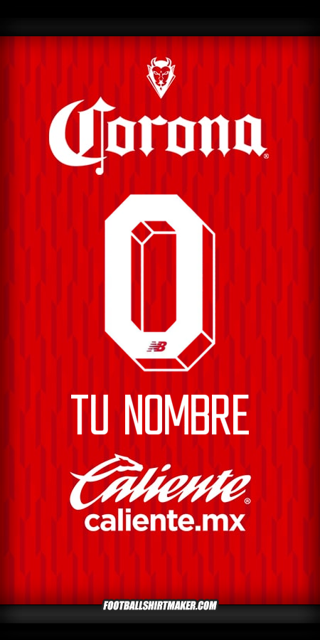 Camiseta Toluca FC 2024/2025 -  tu nombre - 0
