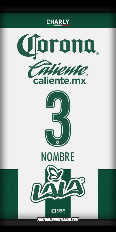 Jersey Santos Laguna 2024/2025 -  nombre - 3