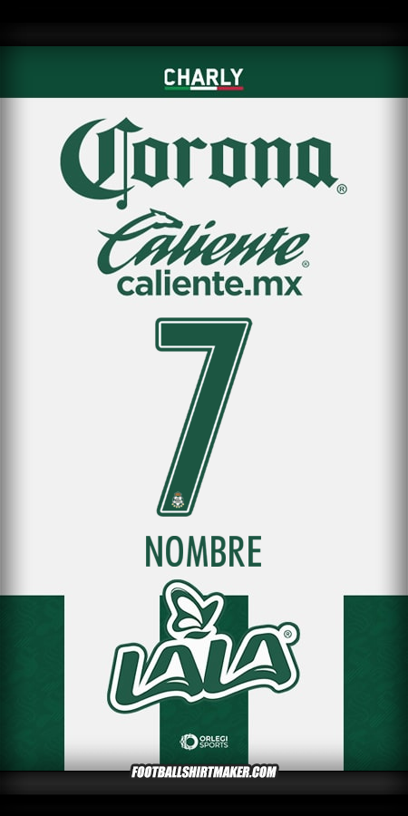 Jersey Santos Laguna 2024/2025 -  nombre - 7