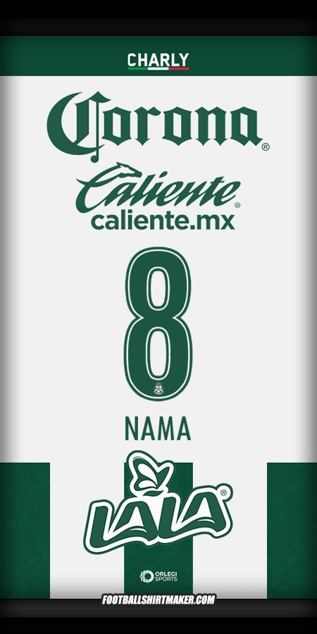 Jersey Santos Laguna 2024/2025 -  nama - 8
