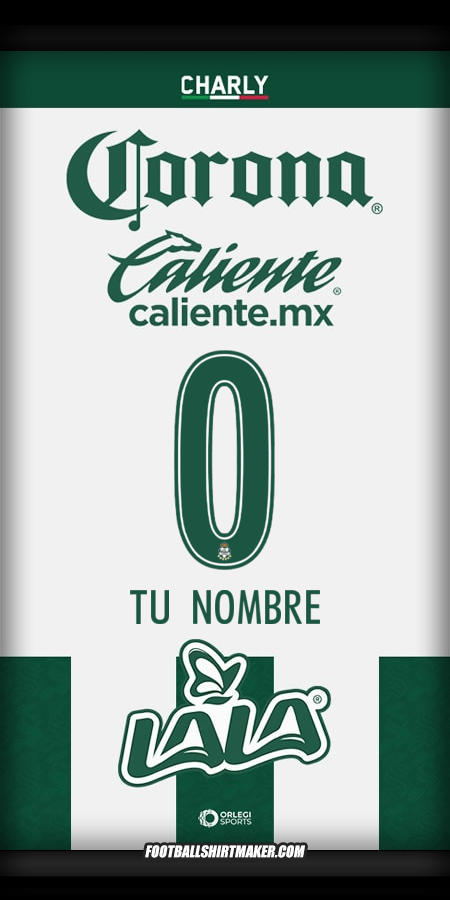 Jersey Santos Laguna 2024/2025 -  tu nombre - 0