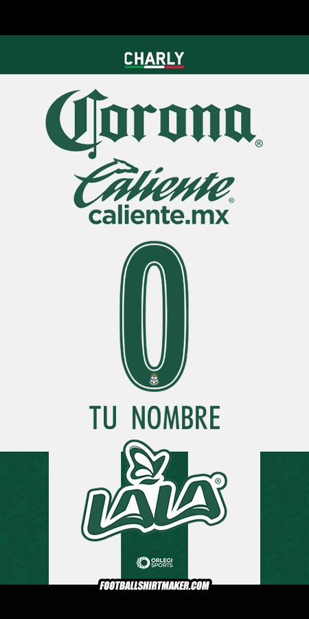 Jersey Santos Laguna 2024/2025 -  tu nombre - 0