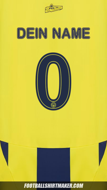 Trikot Fenerbahce SK 2024/2025 Cup -  dein name - 0