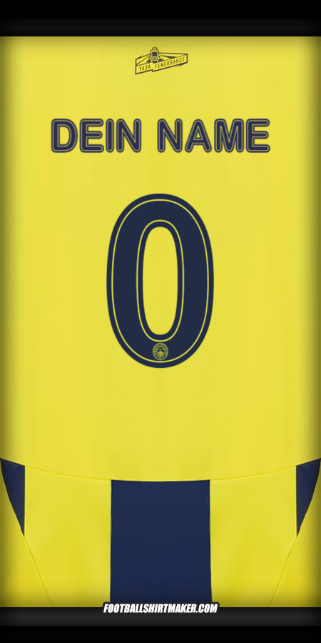 Trikot Fenerbahce SK Cup 2024/2025 -  dein name - 0
