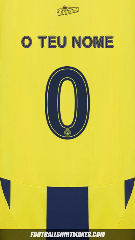 Camisola Fenerbahce SK 2024/2025 Cup -  o teu nome - 0