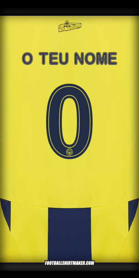 Camisola Fenerbahce SK Cup 2024/2025 -  o teu nome - 0