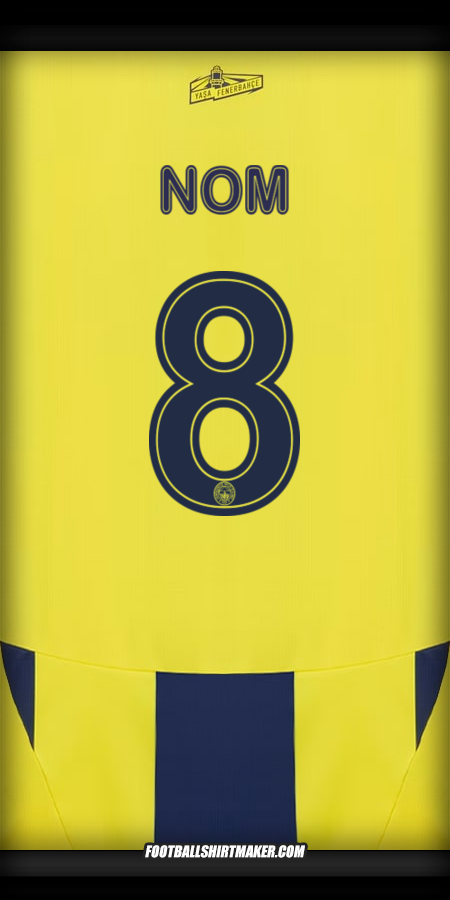 Maillot Fenerbahce SK Cup 2024/2025 -  nom - 8
