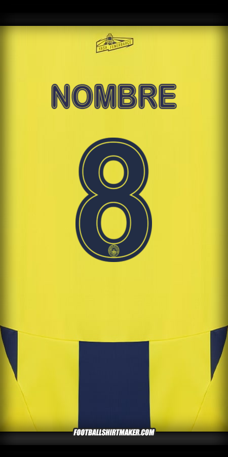 Jersey Fenerbahce SK Cup 2024/2025 -  nombre - 8