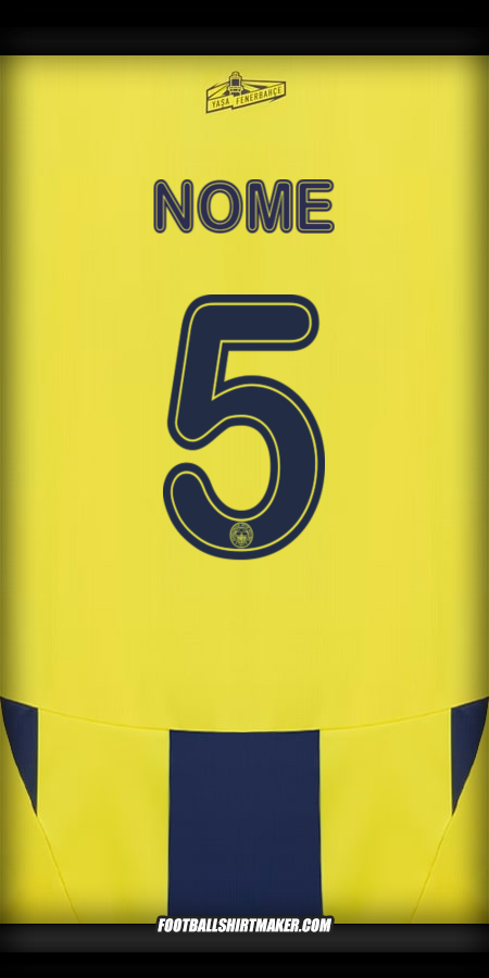 Maglia Fenerbahce SK Cup 2024/2025 -  nome - 5