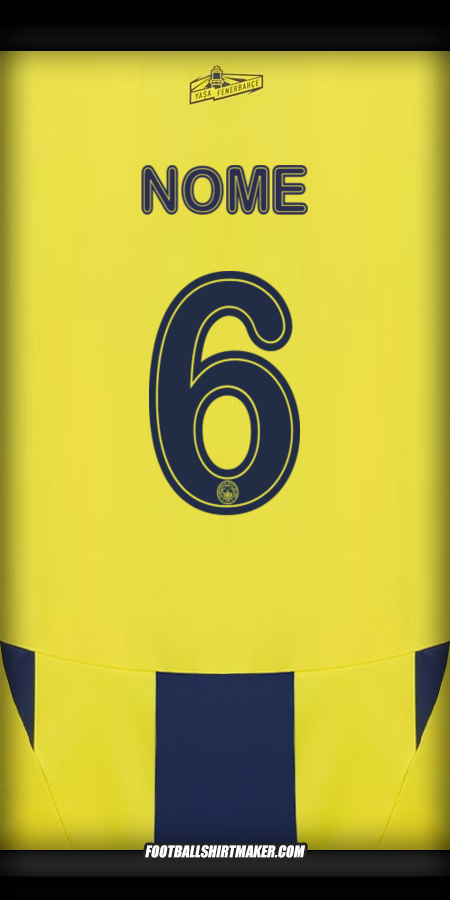 Camisa Fenerbahce SK Cup 2024/2025 -  nome - 6
