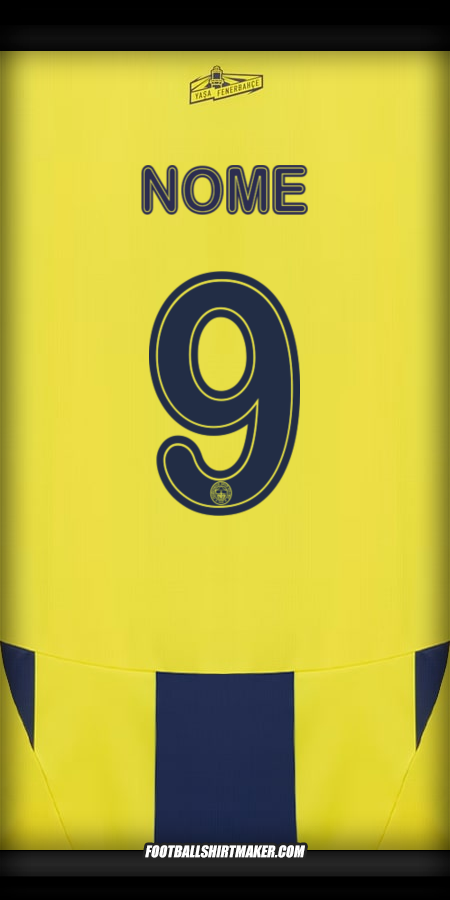 Camisa Fenerbahce SK Cup 2024/2025 -  nome - 9