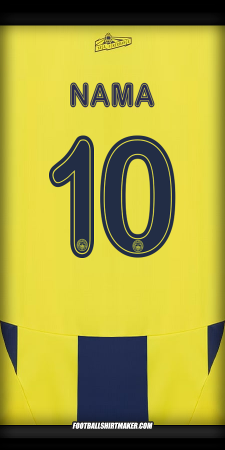 Jersey Fenerbahce SK Cup 2024/2025 -  nama - 10