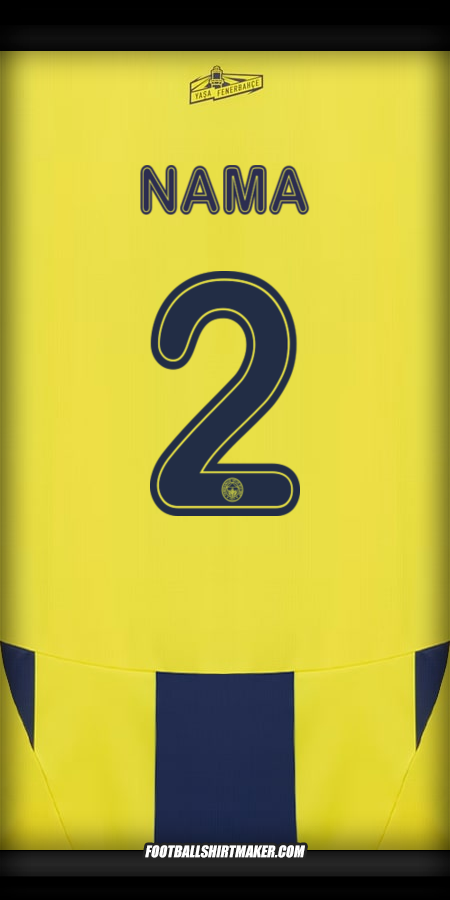 Jersey Fenerbahce SK Cup 2024/2025 -  nama - 2