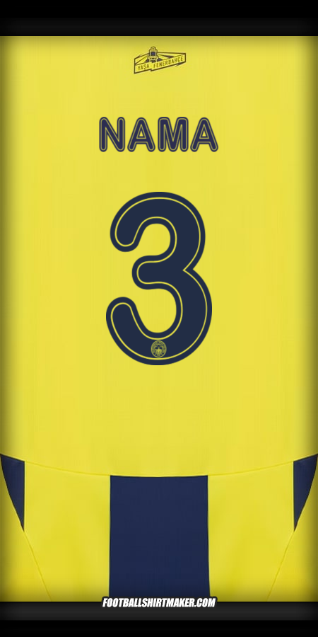 Jersey Fenerbahce SK Cup 2024/2025 -  nama - 3