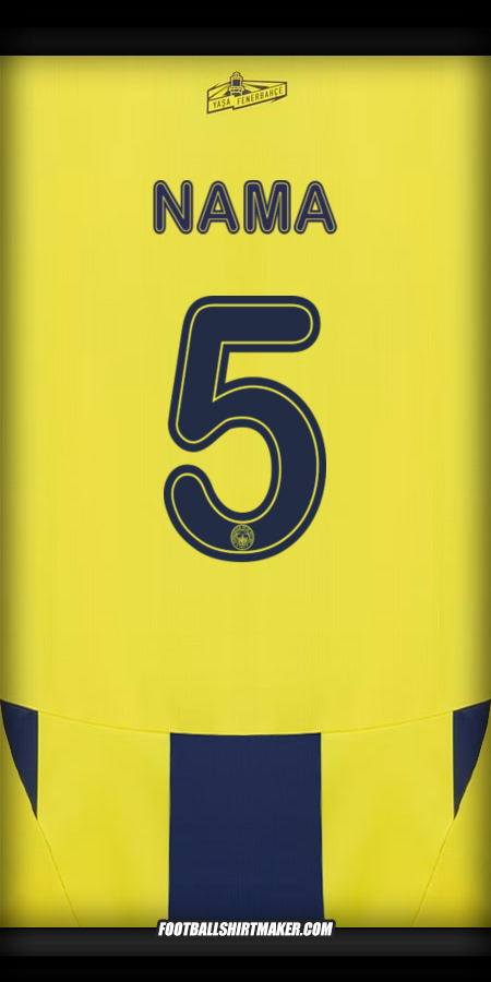 Jersey Fenerbahce SK Cup 2024/2025 -  nama - 5