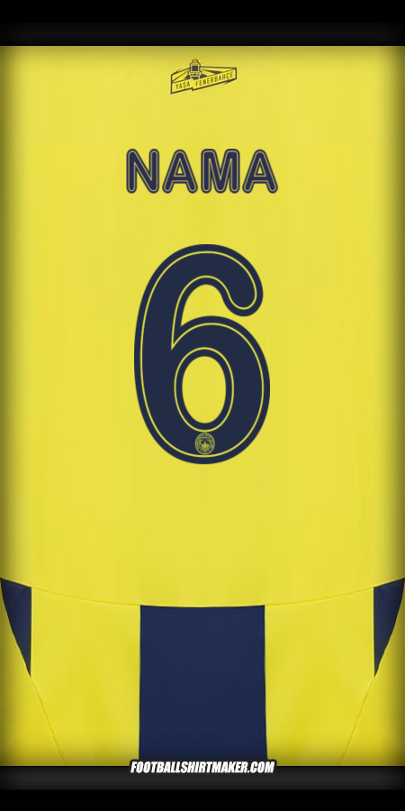 Jersey Fenerbahce SK Cup 2024/2025 -  nama - 6