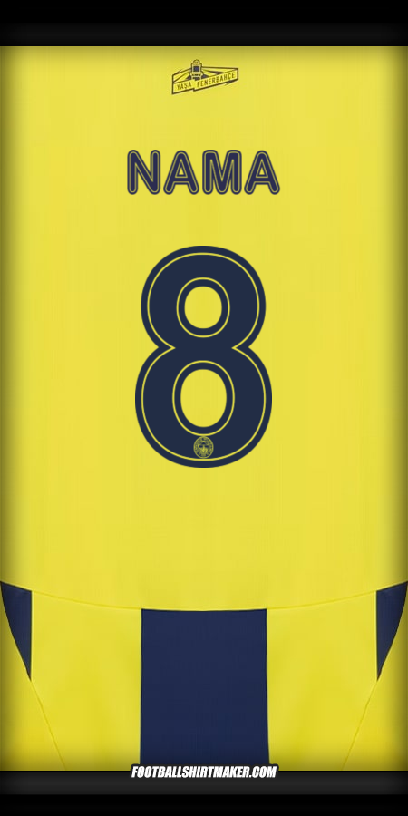 Jersey Fenerbahce SK Cup 2024/2025 -  nama - 8