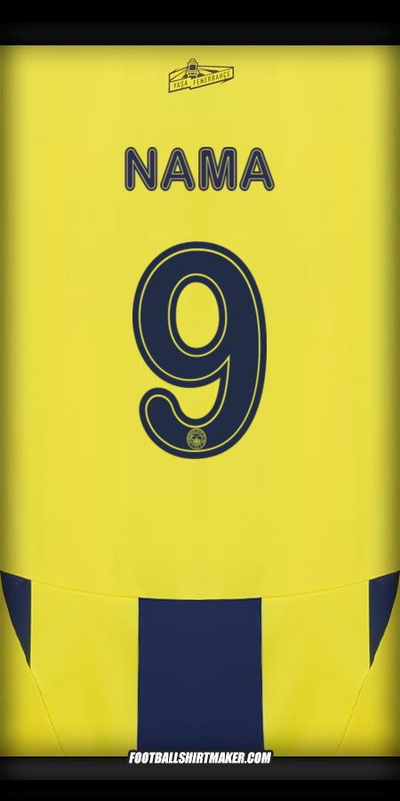 Jersey Fenerbahce SK Cup 2024/2025 -  nama - 9
