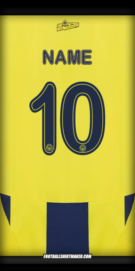 Trikot Fenerbahce SK Cup 2024/2025 -  name - 10