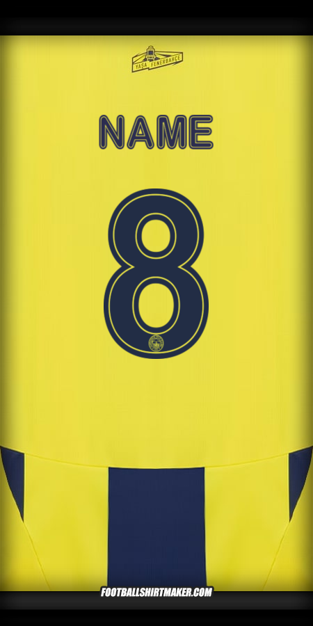 Jersey Fenerbahce SK Cup 2024/2025 -  name - 8