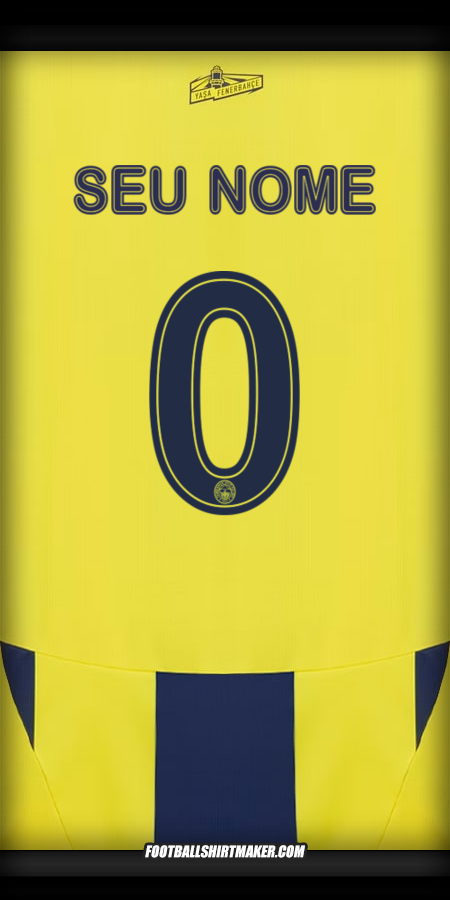 Camisa Fenerbahce SK 2024/2025 Cup -  seu nome - 0