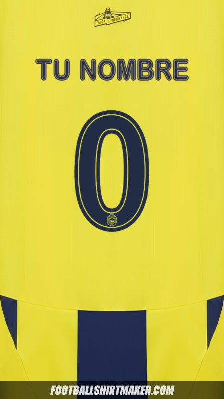 Camiseta Fenerbahce SK 2024/2025 Cup -  tu nombre - 0