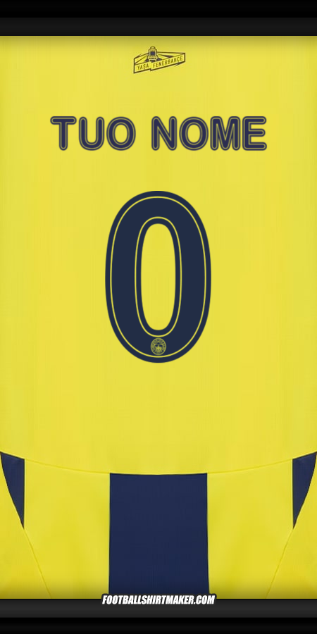 Maglia Fenerbahce SK 2024/2025 Cup -  tuo nome - 0