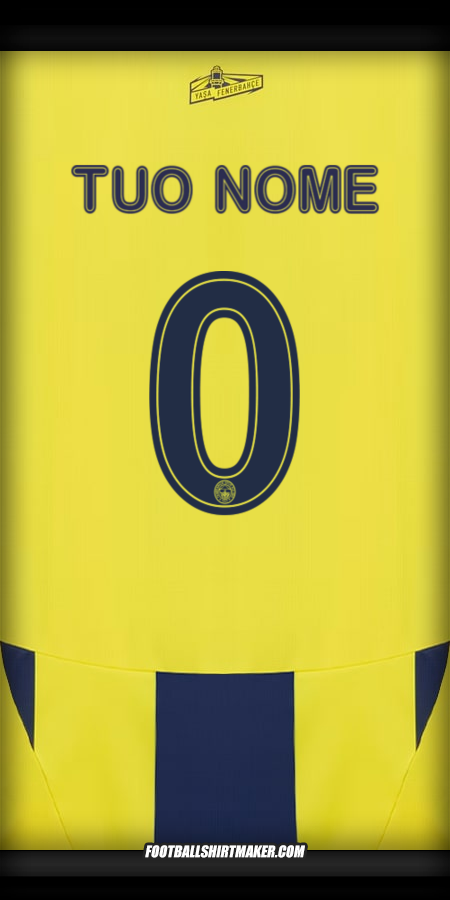 Maglia Fenerbahce SK Cup 2024/2025 -  tuo nome - 0