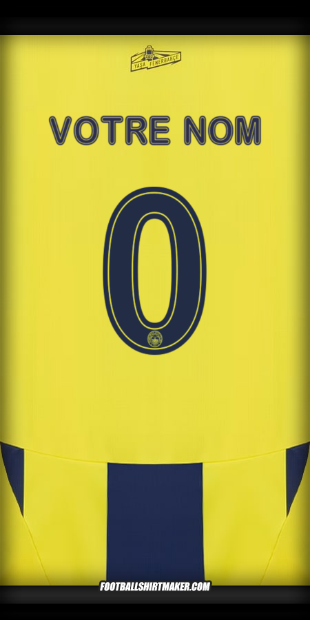 Maillot Fenerbahce SK 2024/2025 Cup -  votre nom - 0