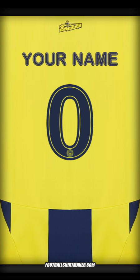 Shirt Fenerbahce SK Cup 2024/2025 -  your name - 0