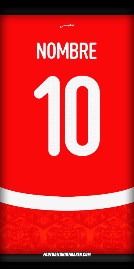 Camiseta Egipto 2024/2025 -  nombre - 10