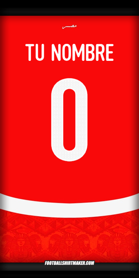 Jersey Egipto 2024/2025 -  tu nombre - 0