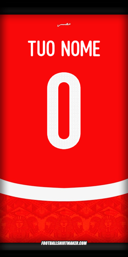 Maglia Egitto 2024/2025 -  tuo nome - 0