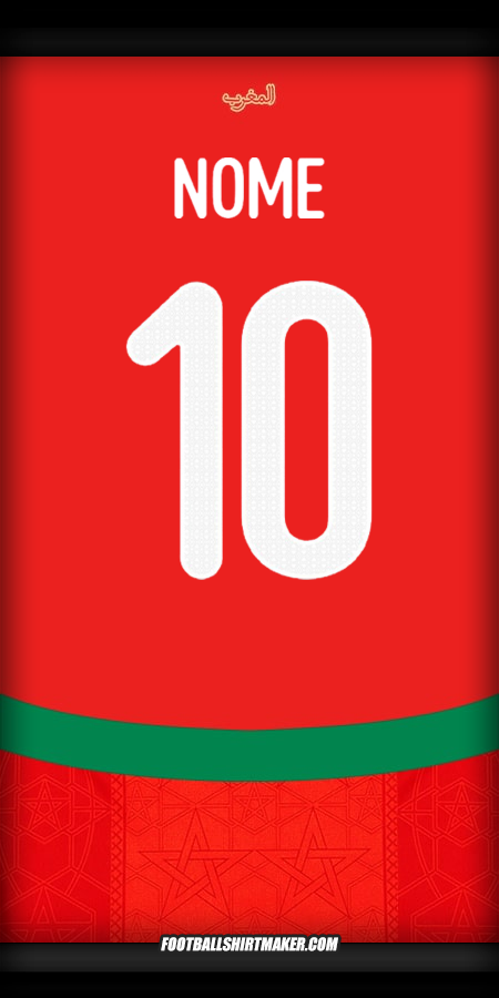 Maglia Marocco 2024/2025 -  nome - 10
