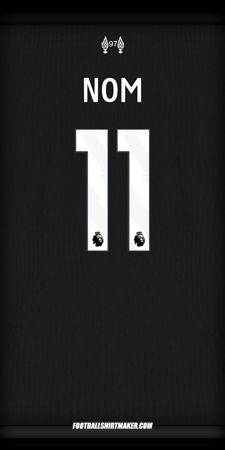 Maillot Liverpool FC 2024/2025 Extérieur -  nom - 11