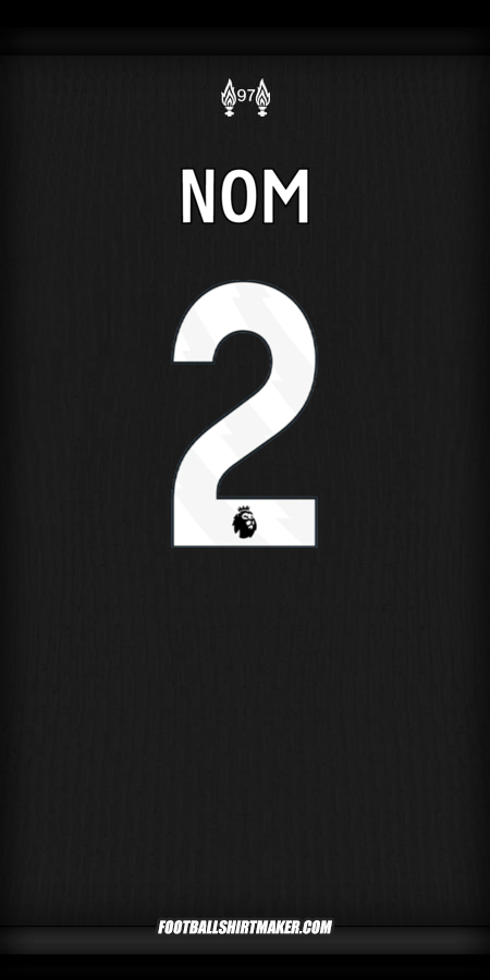 Maillot Liverpool FC 2024/2025 Extérieur -  nom - 2