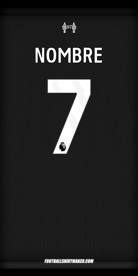 Jersey Liverpool FC 2024/2025 Visita -  nombre - 7