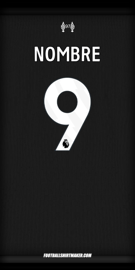 Jersey Liverpool FC 2024/2025 Visita -  nombre - 9
