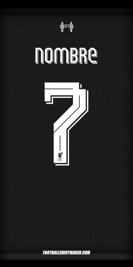 Jersey Liverpool FC Cup 2024/2025 Visita -  nombre - 7