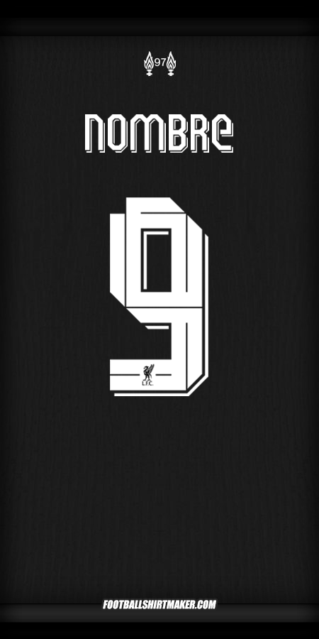 Camiseta Liverpool FC Cup 2024/2025 Visita -  nombre - 9