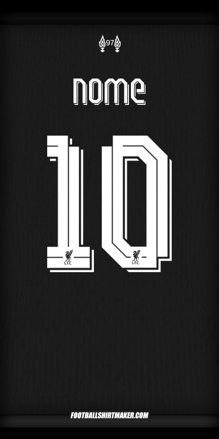 Maglia Liverpool FC Cup 2024/2025 Seconda -  nome - 10
