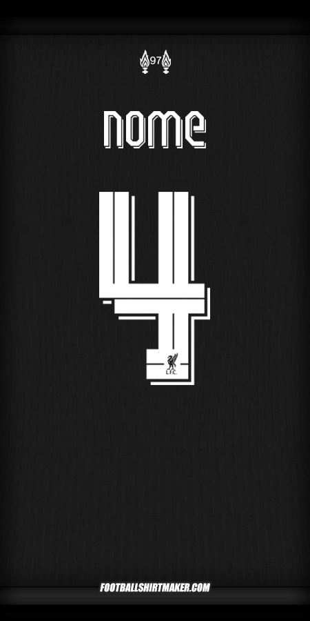 Maglia Liverpool FC Cup 2024/2025 Seconda -  nome - 4