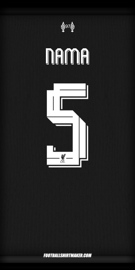 Jersey Liverpool FC Cup 2024/2025 Alternatif -  nama - 5