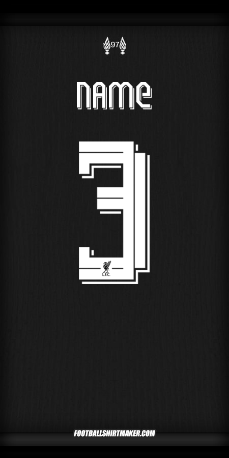 Trikot Liverpool FC Cup 2024/2025 Auswärts -  name - 3