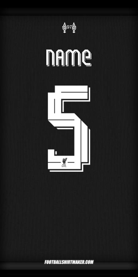 Trikot Liverpool FC Cup 2024/2025 Auswärts -  name - 5