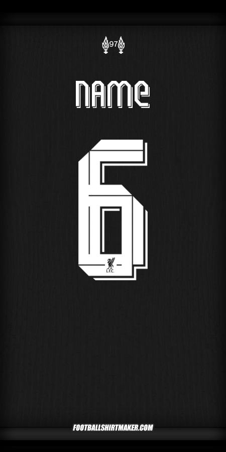 Shirt Liverpool FC Cup 2024/2025 Away -  name - 6
