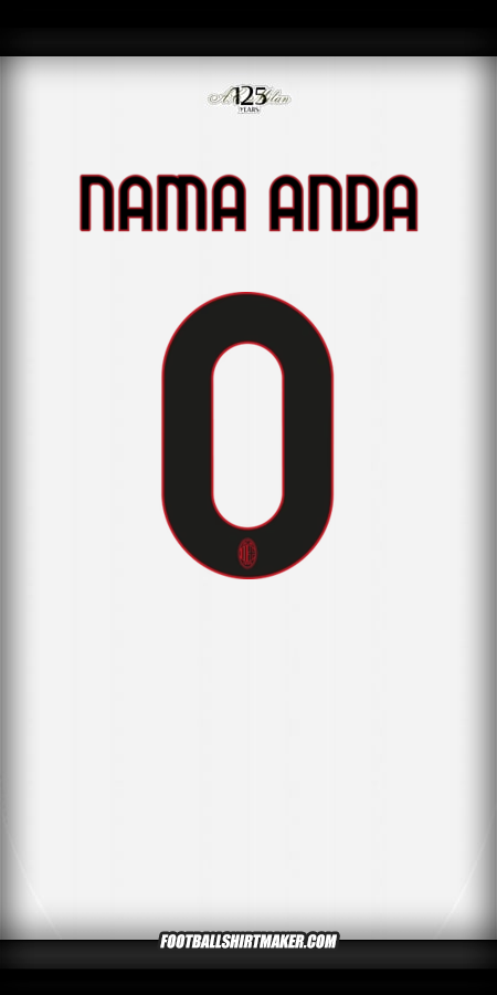 Jersey AC Milan 2024/2025 II -  nama anda - 0